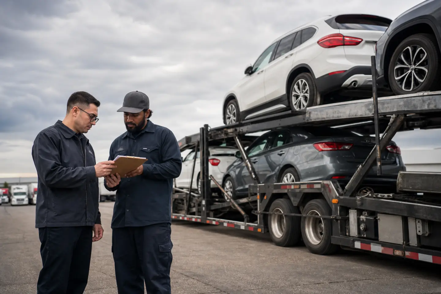 Vehicle transportation scene related to Are Auto Transport Delivery Dates Guaranteed or Estimated?