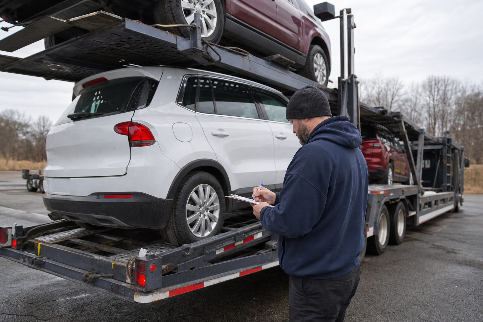 Vehicle transportation scene related to Car Shipping Around the Holidays: What Changes and How to Plan