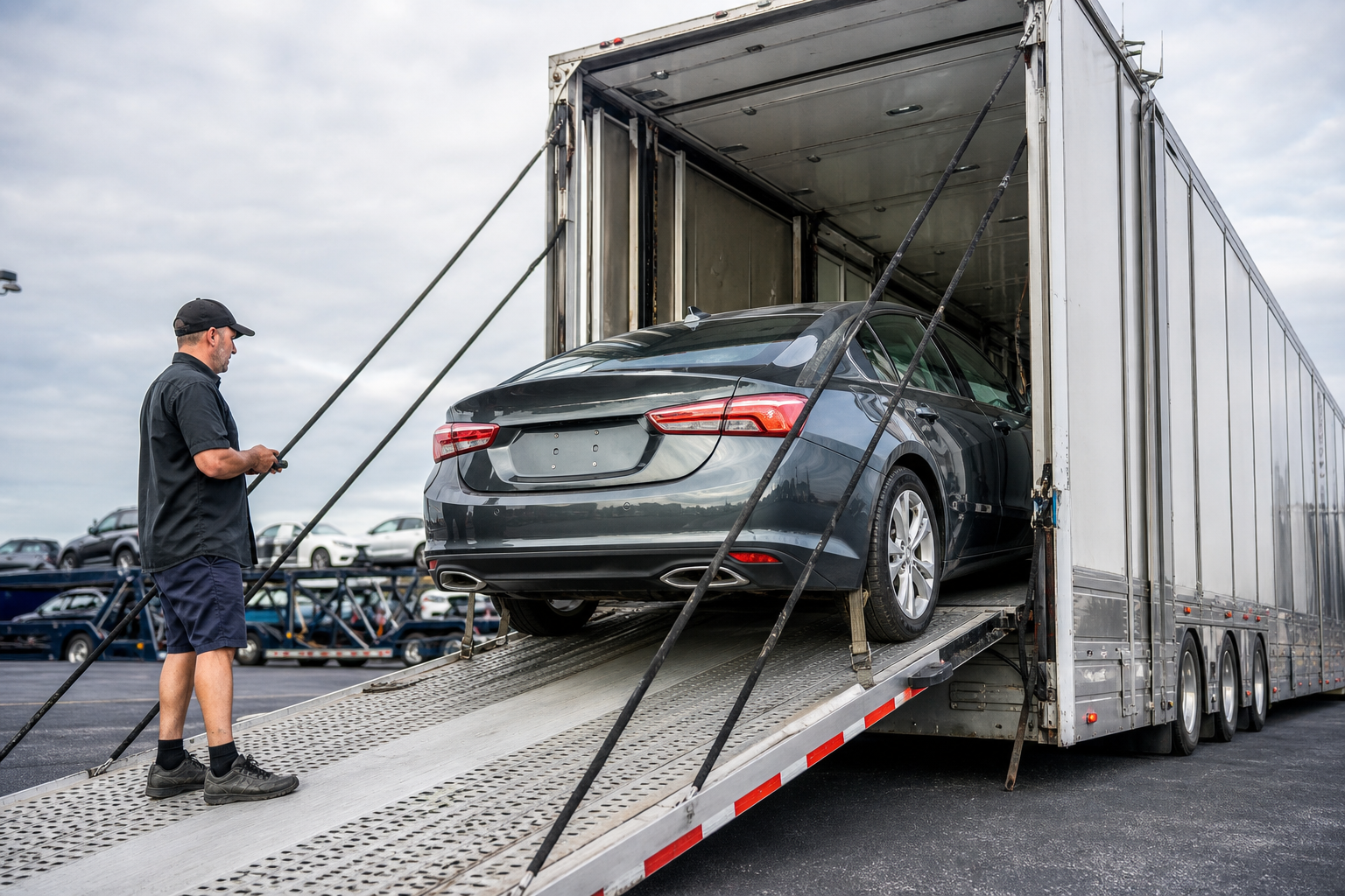 Vehicle transportation scene related to How Car Shipping Cancellations Usually Work