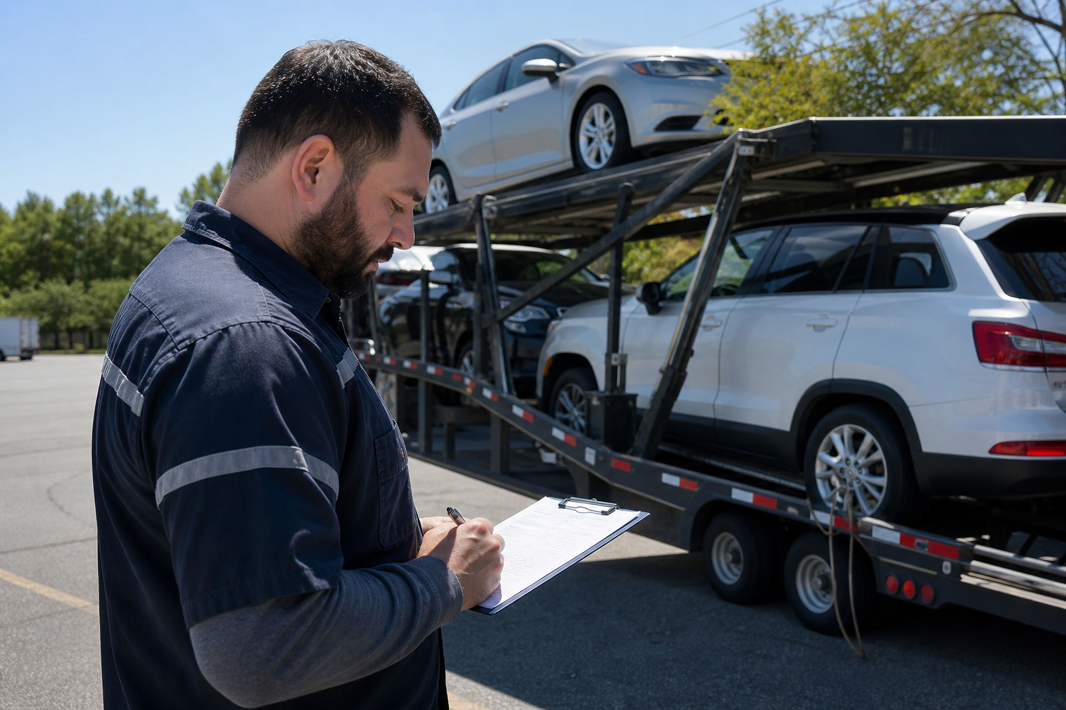 Vehicle transportation scene related to How Pickup-Date Flexibility Affects Car Shipping Options